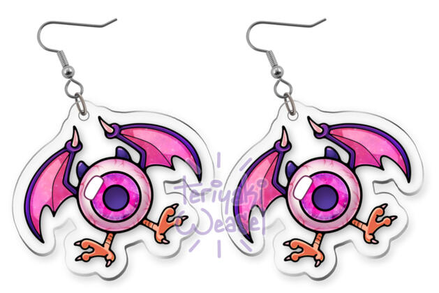 Eyeball Monster Earrings
